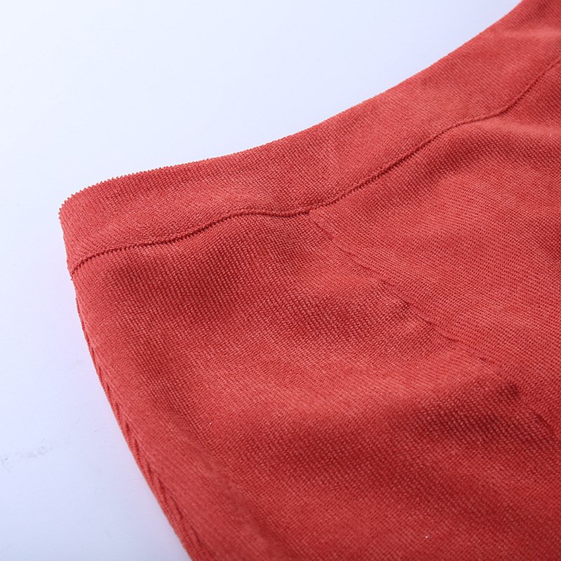 Solid Colored Women's Basic Slit Skirt Solid Colored Women's Basic Slit Skirt