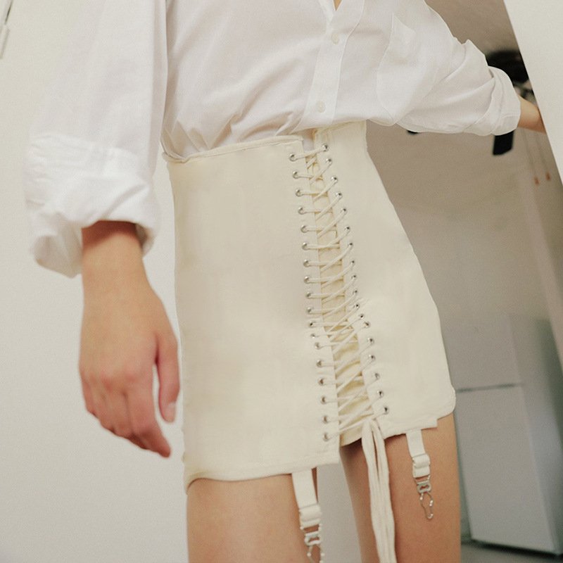 Women's Lace Up Mini Skirt Women's Lace Up Mini Skirt