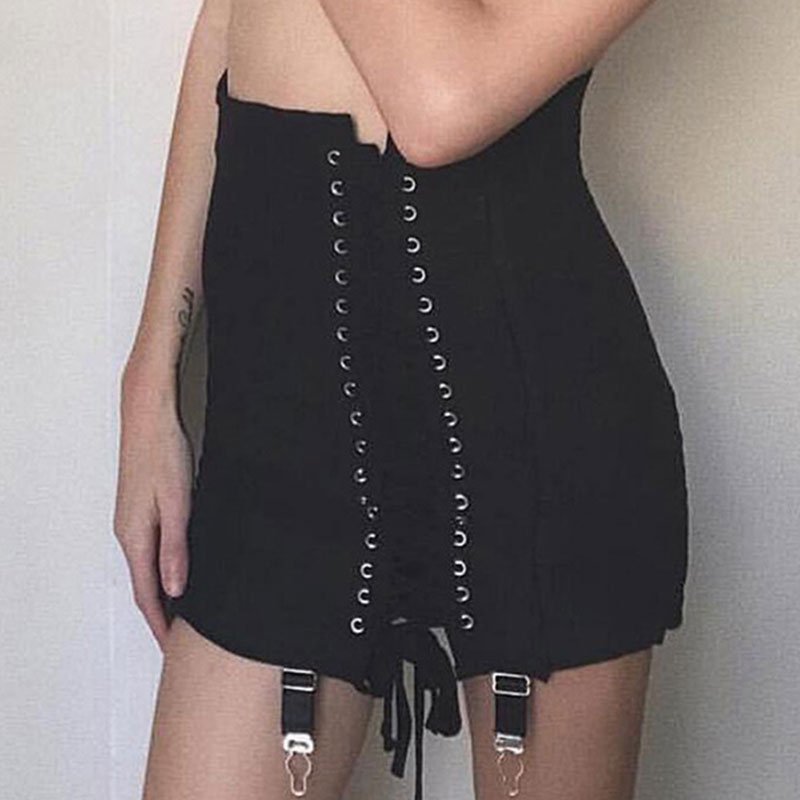 Women's Lace Up Mini Skirt Women's Lace Up Mini Skirt