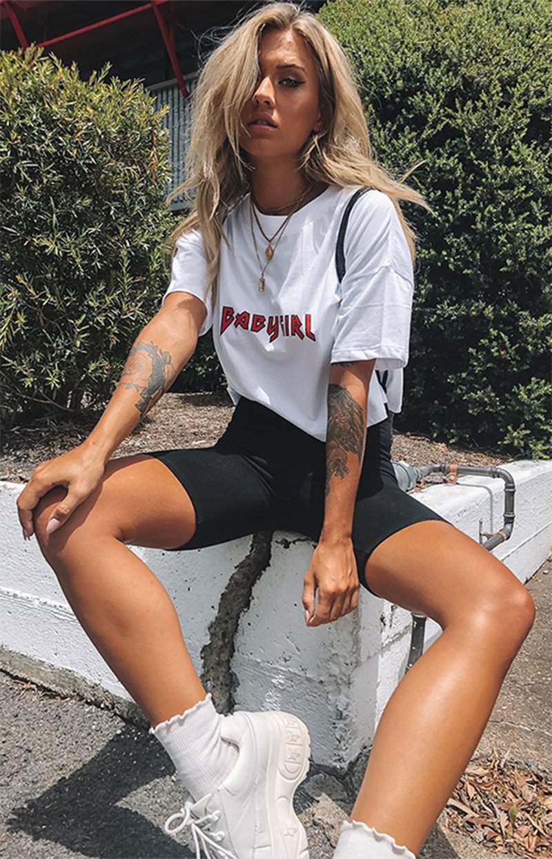 Women's High Waist Bike Shorts Women's High Waist Bike Shorts