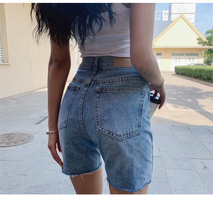 Women's California High Waist Denim Shorts Women's California High Waist Denim Shorts
