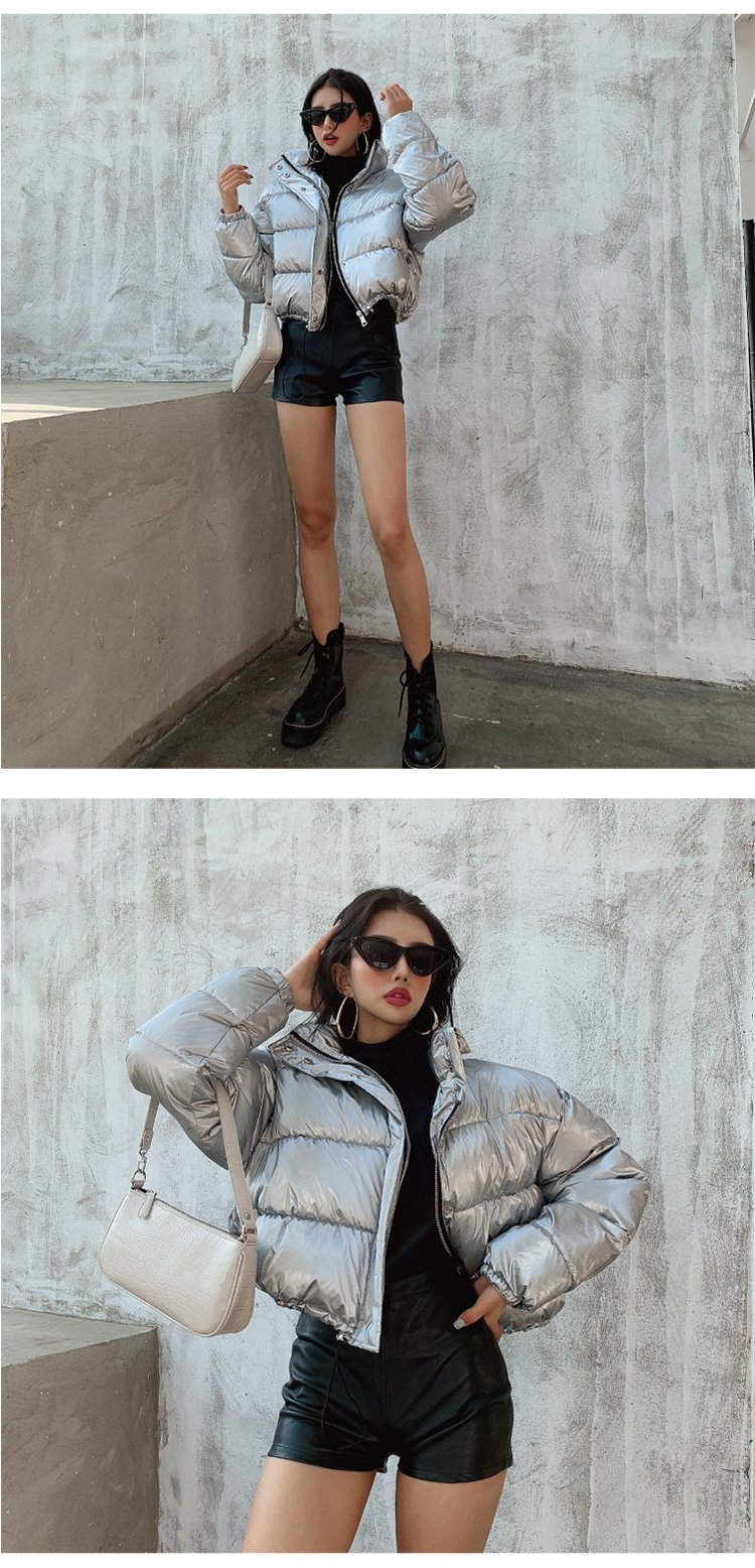 Women's Faux Leather Shorts with High Waist