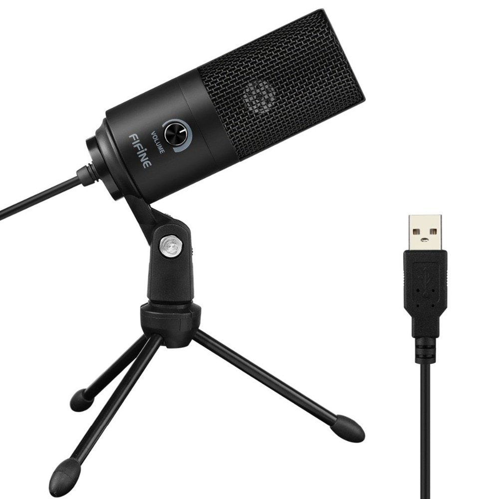 Metal USB Microphone with Tripod Metal USB Microphone with Tripod