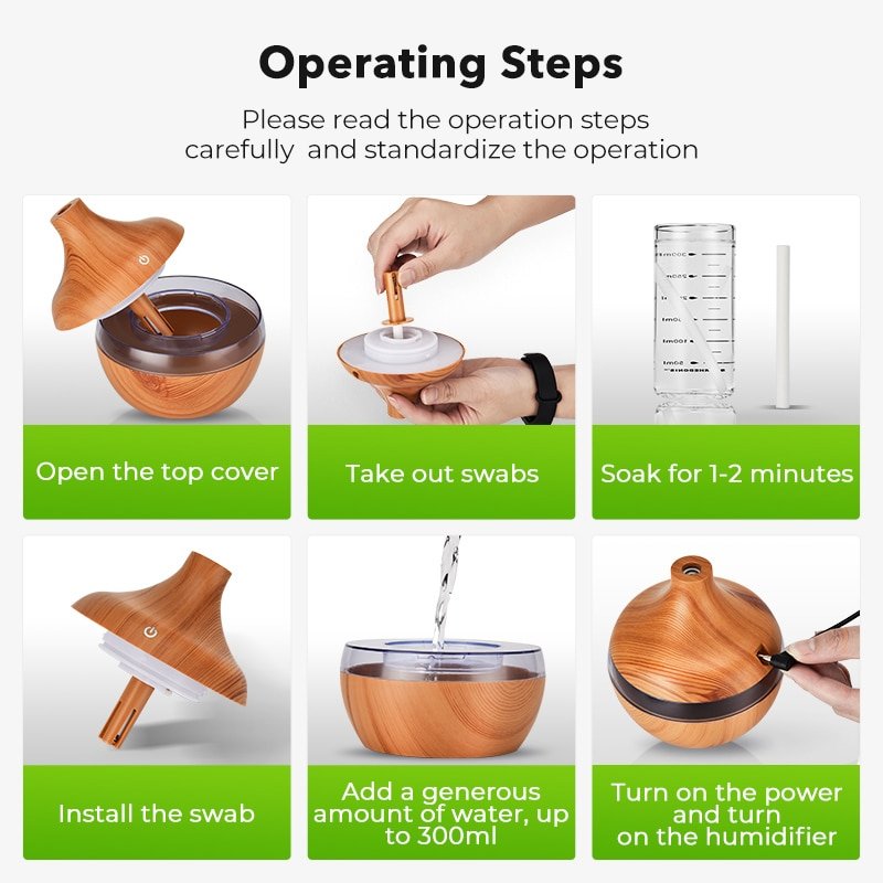 Electric Air Humidifier with LED Light Electric Air Humidifier with LED Light