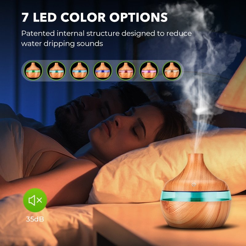 Electric Air Humidifier with LED Light Electric Air Humidifier with LED Light