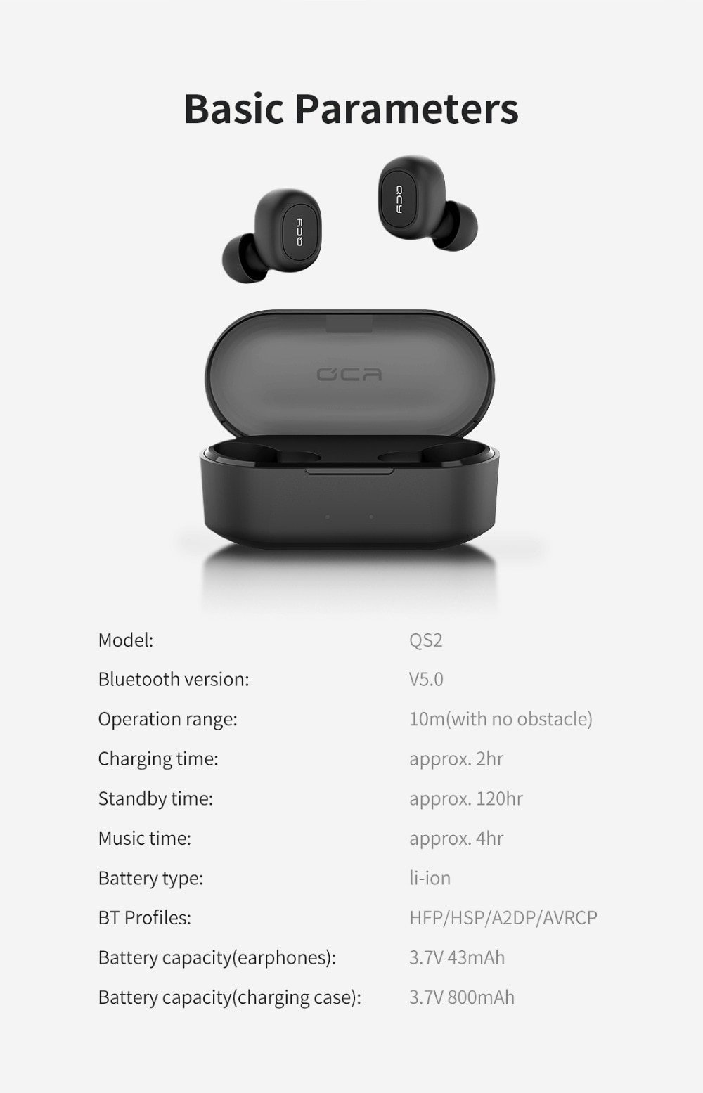 Dual Microphone Bluetooth Earphones with Charging Box Dual Microphone Bluetooth Earphones with Charging Box