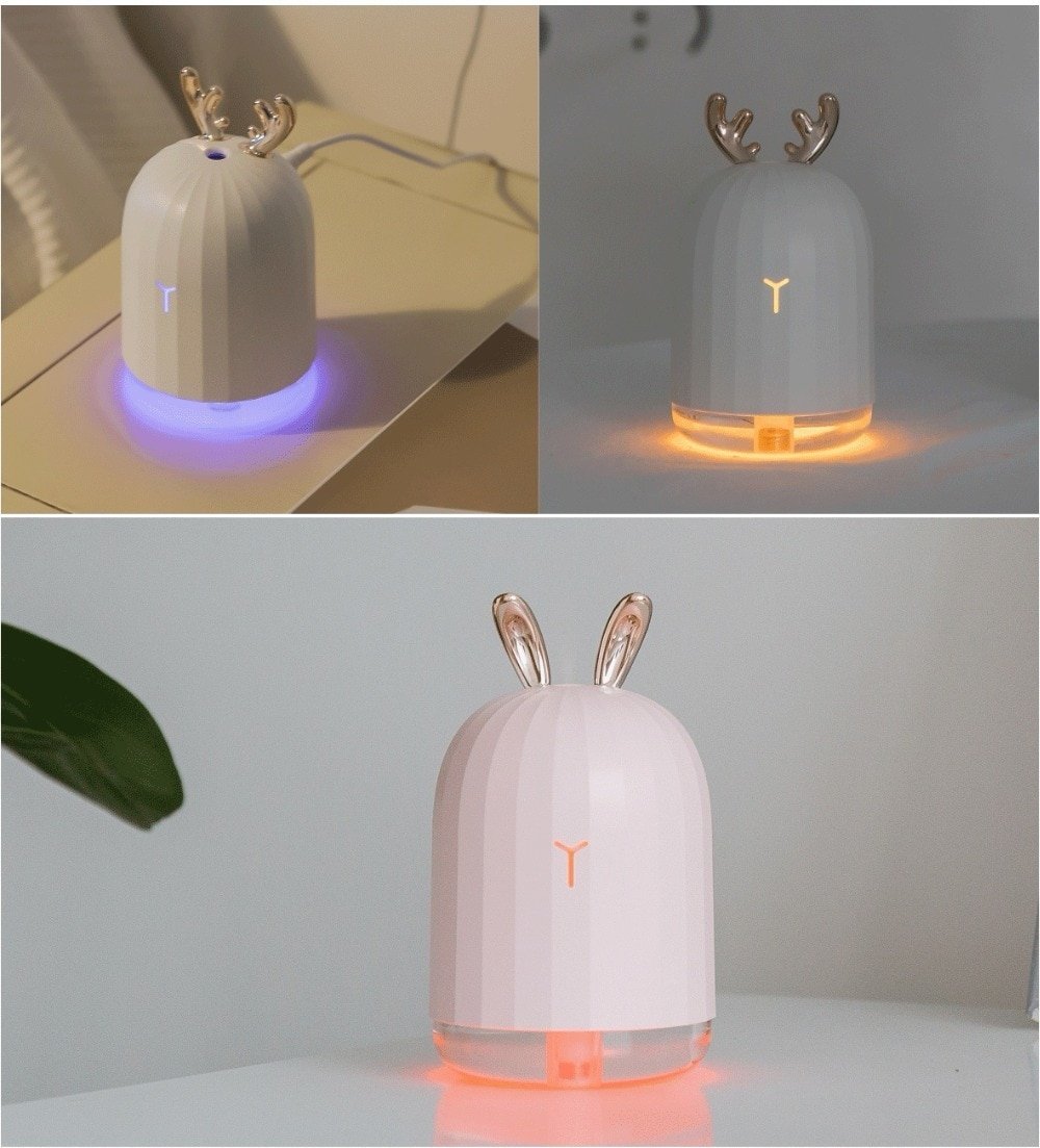 Ultrasonic Air Humidifier / Diffuser with Antlers / Ears Ultrasonic Air Humidifier / Diffuser with Antlers / Ears