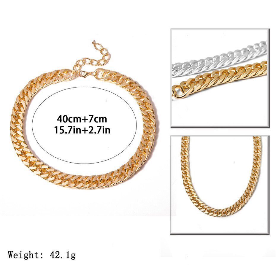 Simple Short Choker Necklaces