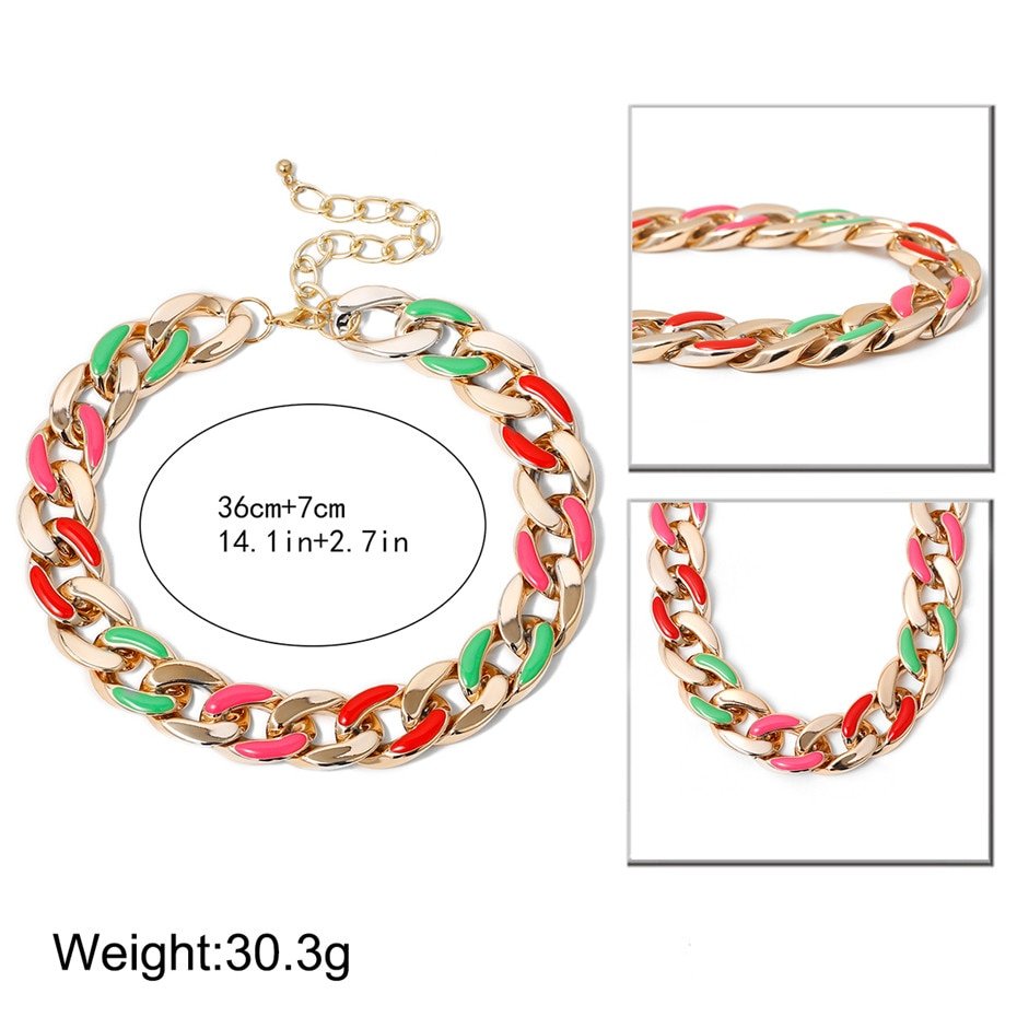 Women's Vintage Cross Chain Choker Women's Vintage Cross Chain Choker