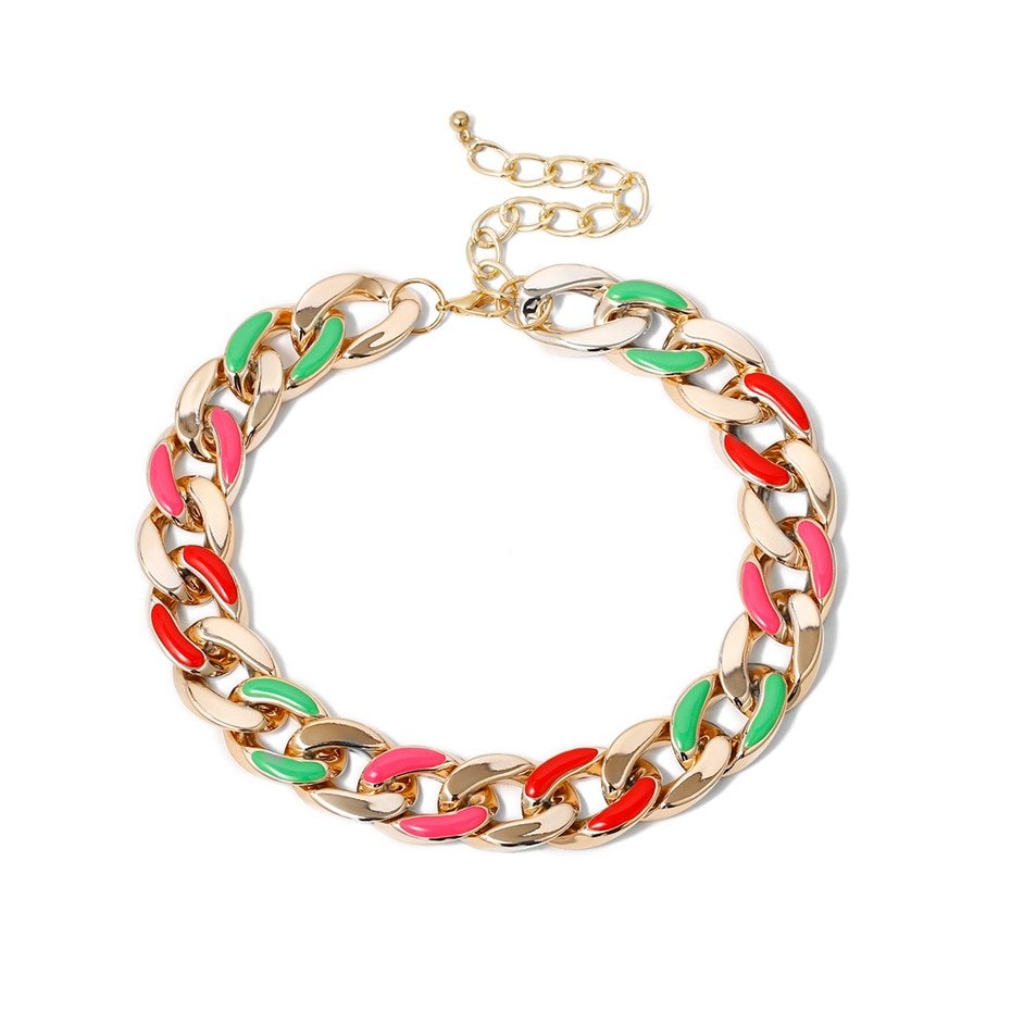 Women's Vintage Cross Chain Choker Women's Vintage Cross Chain Choker