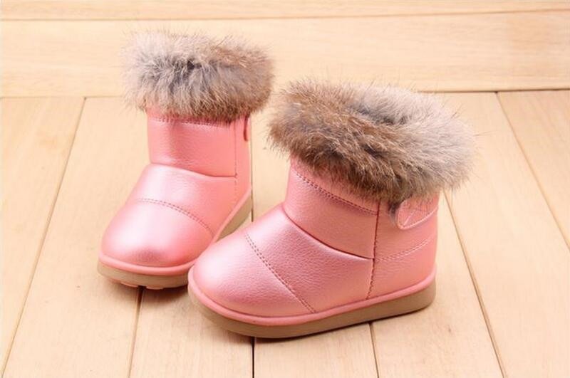 Kid's Rabbit Fur Winter Boots Kid's Rabbit Fur Winter Boots