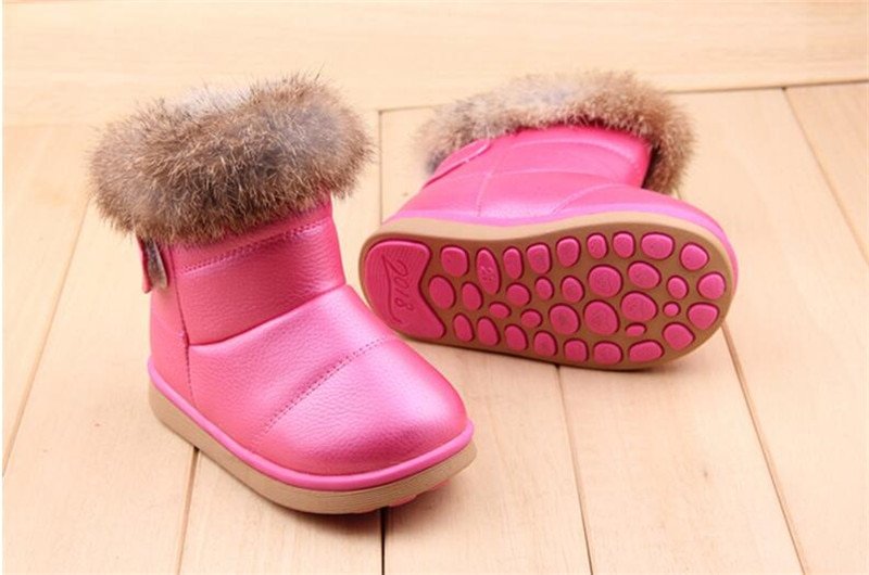 Kid's Rabbit Fur Winter Boots Kid's Rabbit Fur Winter Boots