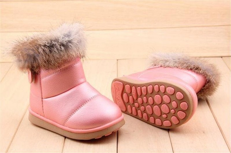 Kid's Rabbit Fur Winter Boots Kid's Rabbit Fur Winter Boots