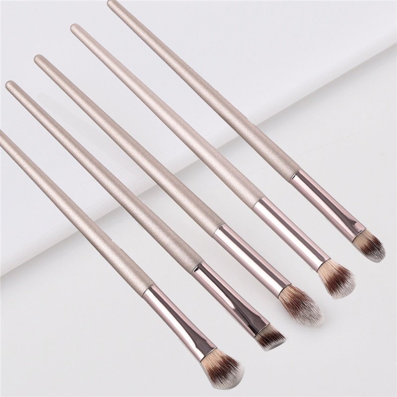Champagne Color Makeup Brushes Set Champagne Color Makeup Brushes Set