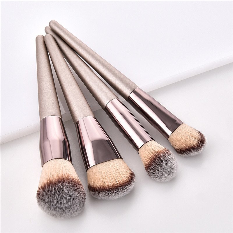 Champagne Color Makeup Brushes Set Champagne Color Makeup Brushes Set